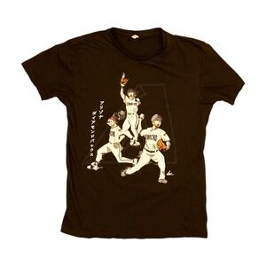 Originals Arizona Diamondbacks T Shirt Mens Medium Black Excellent Anime Graphic